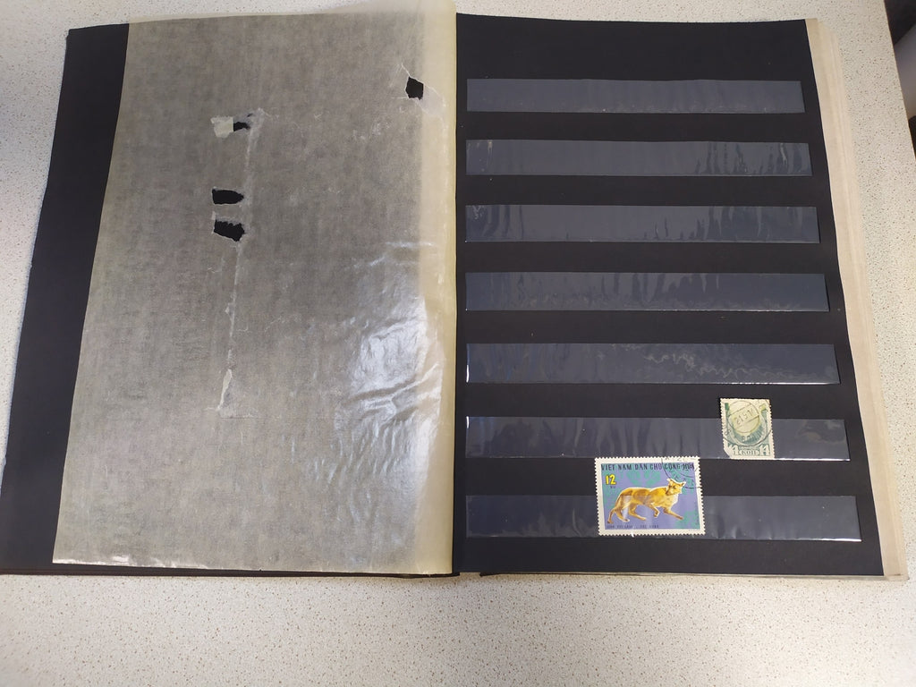 Two vintage Soviet stamp albums with USSR stamps, photo 19