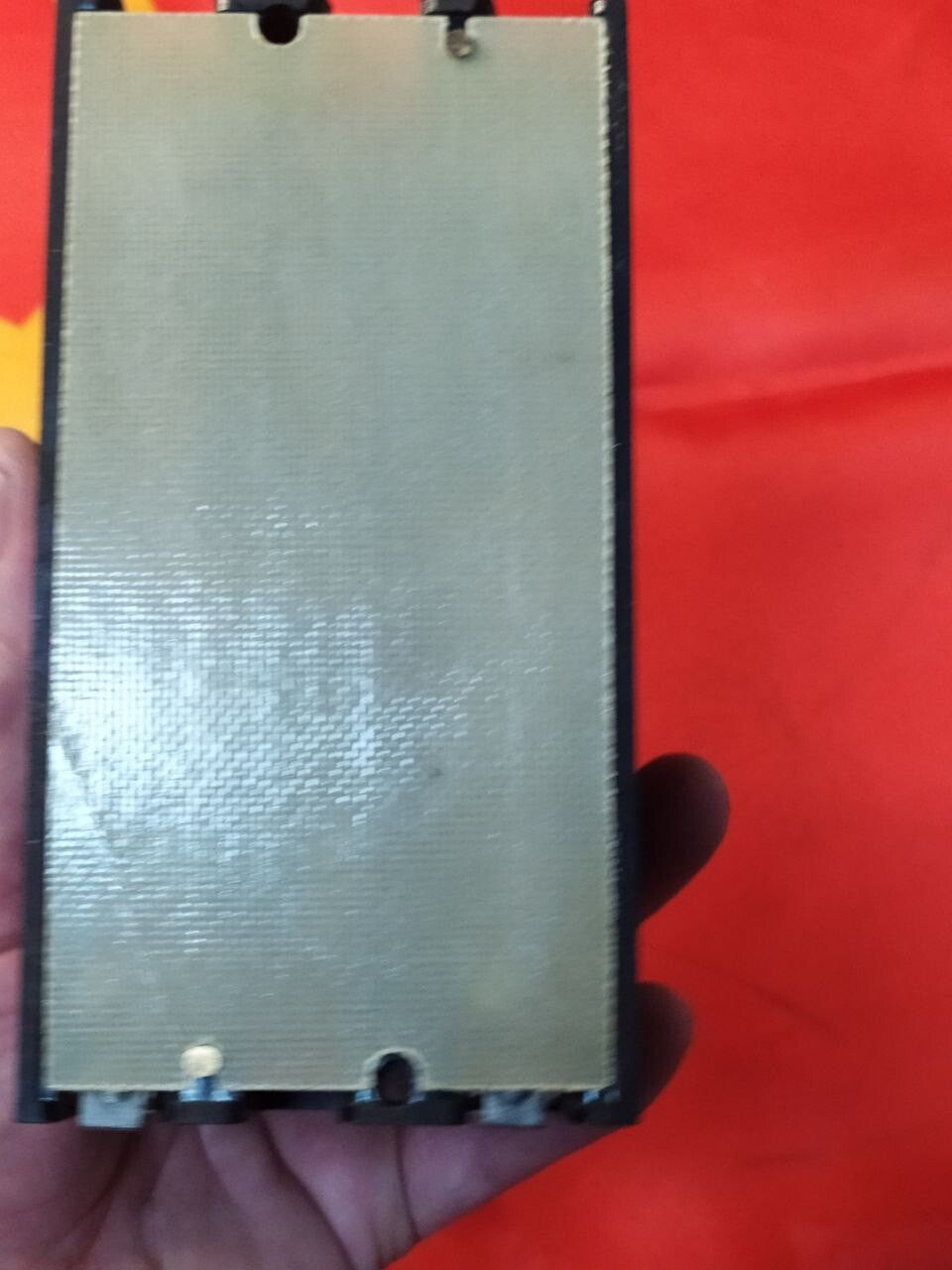 Made in USSR three-pole breaker, 660V rating marked on the case