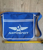 Aeroflot shoulder bag with adjustable strap, side view – detail 5