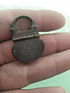 Antique Imperial Russia padlock with dark aged patina – detail 10