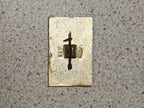 Vintage Soviet navy ship badge, metal pin front – detail 5