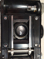 Pre-war German camera with Baldini embossing on the leatherette – detail 19