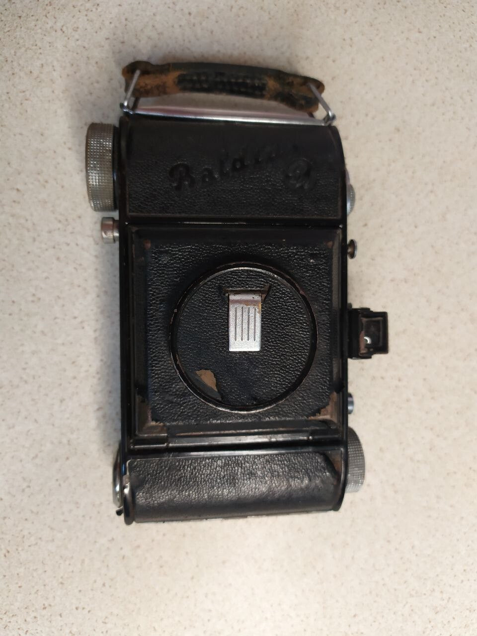 Meritar 50mm f/2.9 lens and Prontor II shutter on the Baldini – detail 9