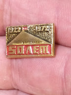 USSR anniversary badge dated 1922-1972, close-up