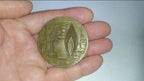Bratrství gas pipeline medal measured at 45 mm on calipers