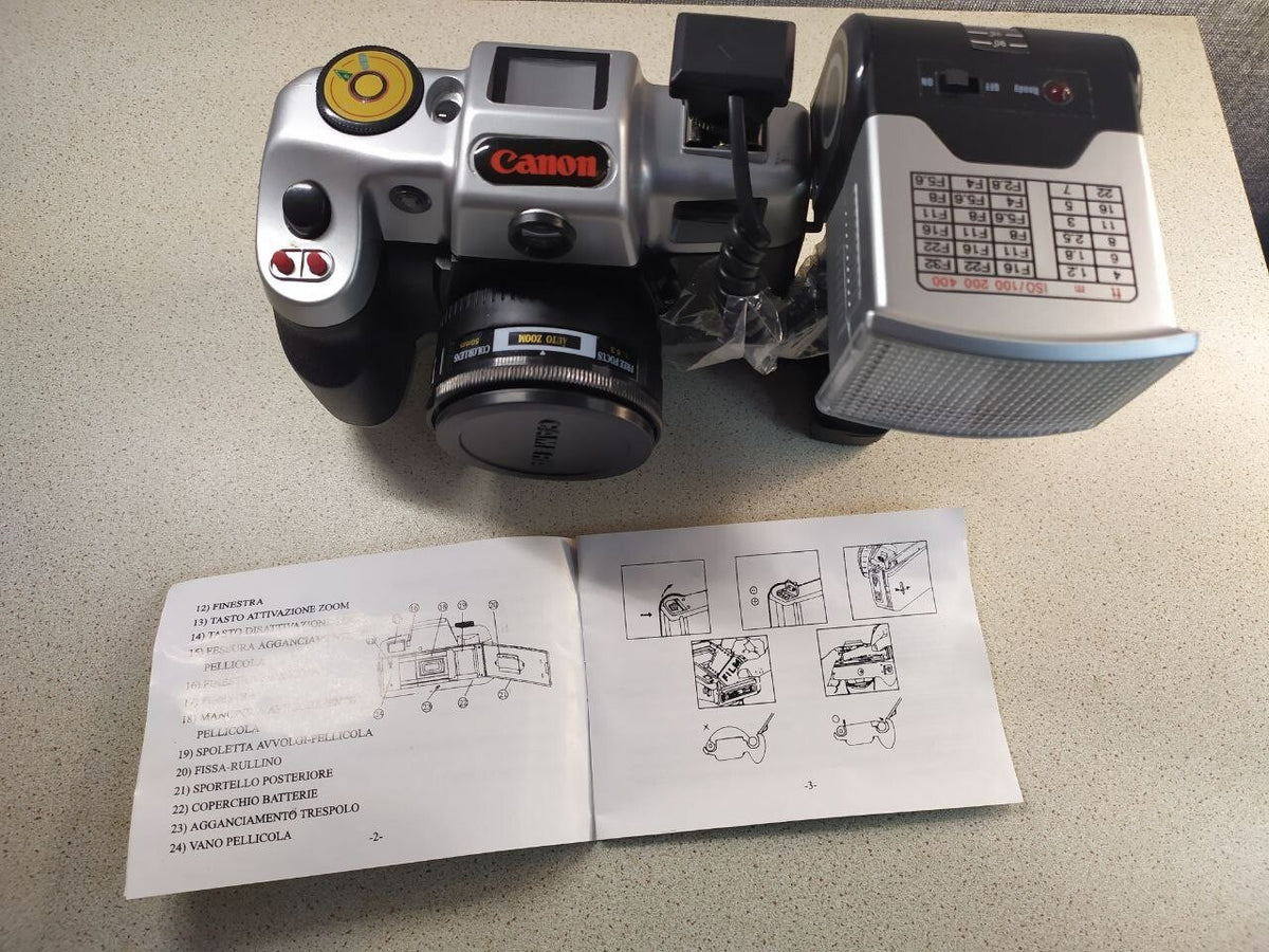 Canomatic DC 802 lo-fi film camera body with 50mm 1:6.3 lens