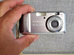 Vintage digital camera Canon PowerShot A460, back view with screen