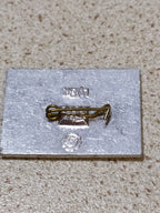 Vintage USSR pin showing the Cruiser Aurora – detail 5