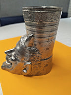 Inside of the gothic desk accessory showing cast ribs