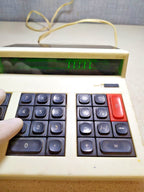 Soviet era collectibles: Elektronika calculator with signs of age – detail 12