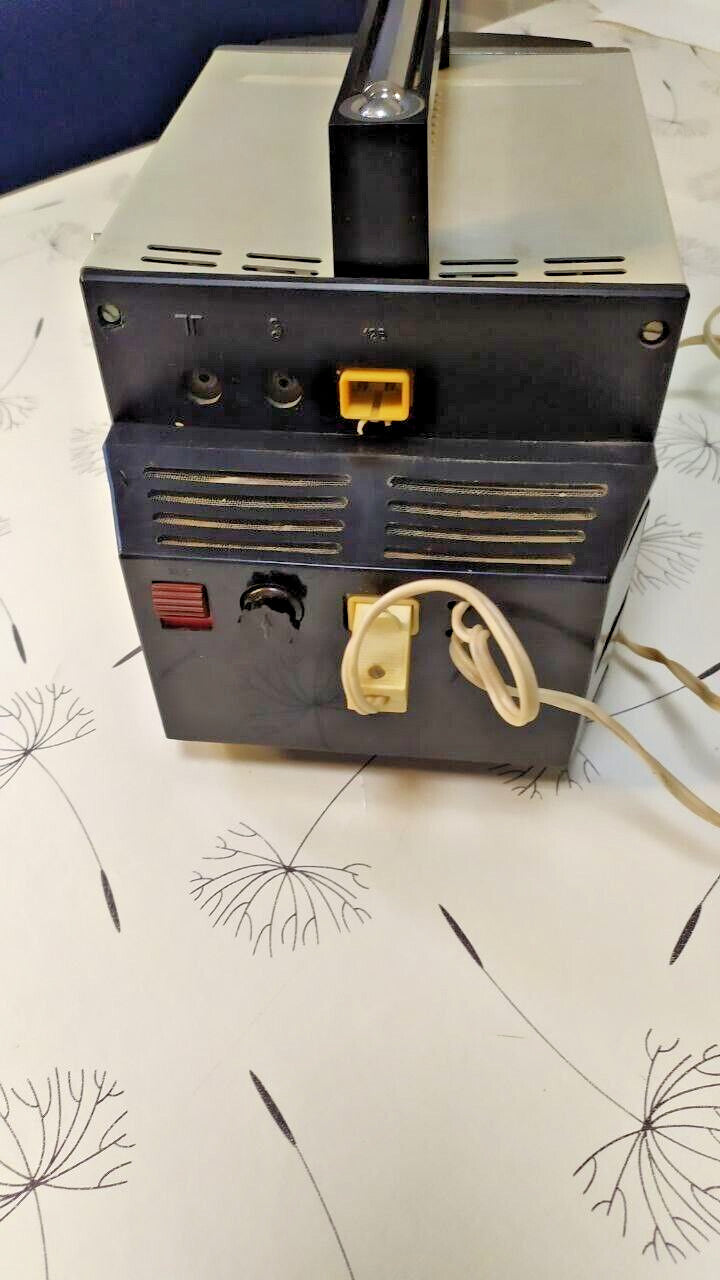 Soviet black-and-white portable television with space age styling – detail 5