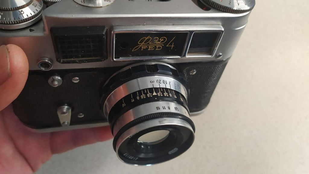 Industar-61 2.8/52 lanthanum glass lens on a Soviet 35mm camera – detail 12
