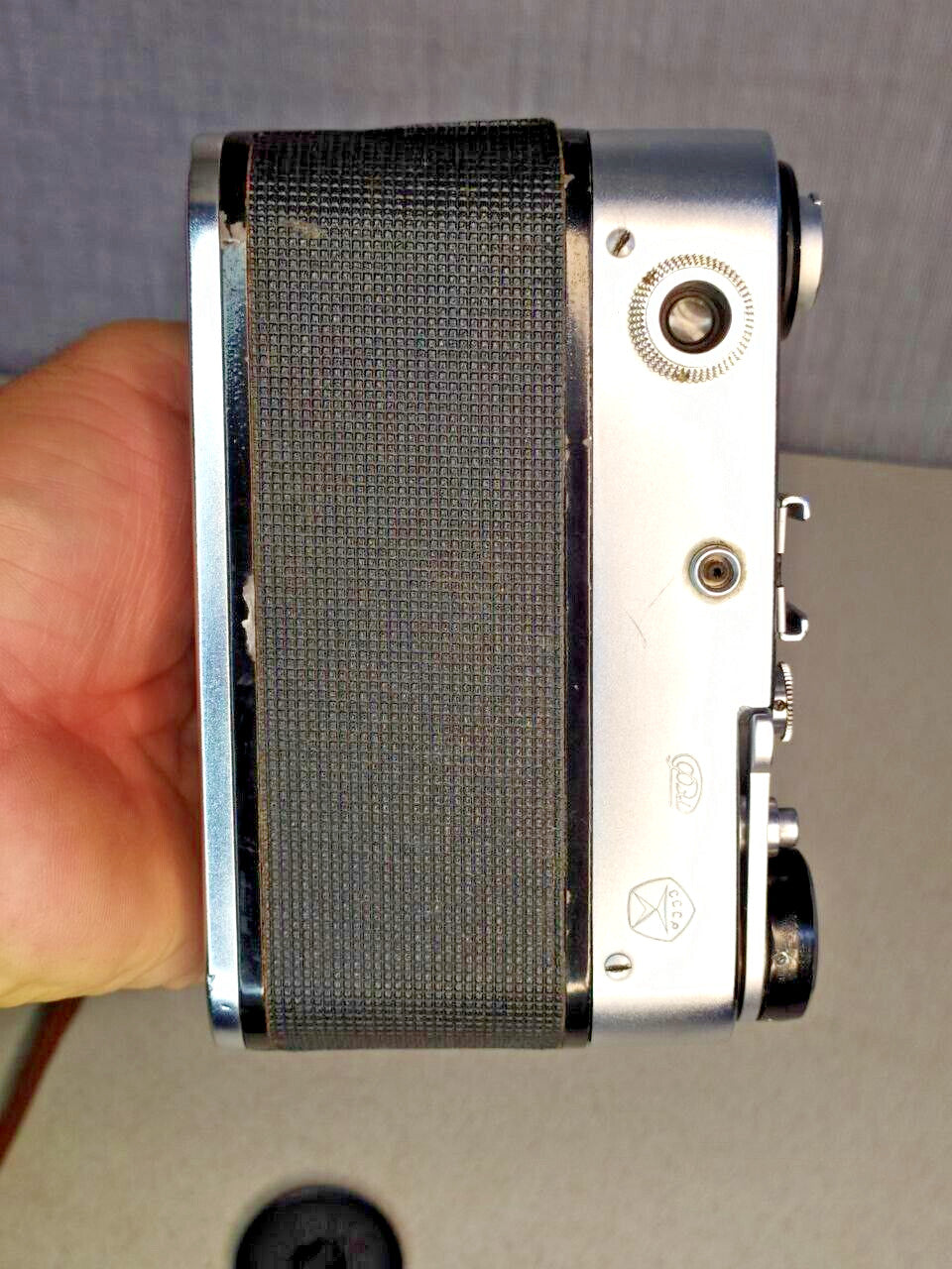 Industar-61 L/D 2.8/55 lanthanum glass lens on a Soviet camera – detail 15