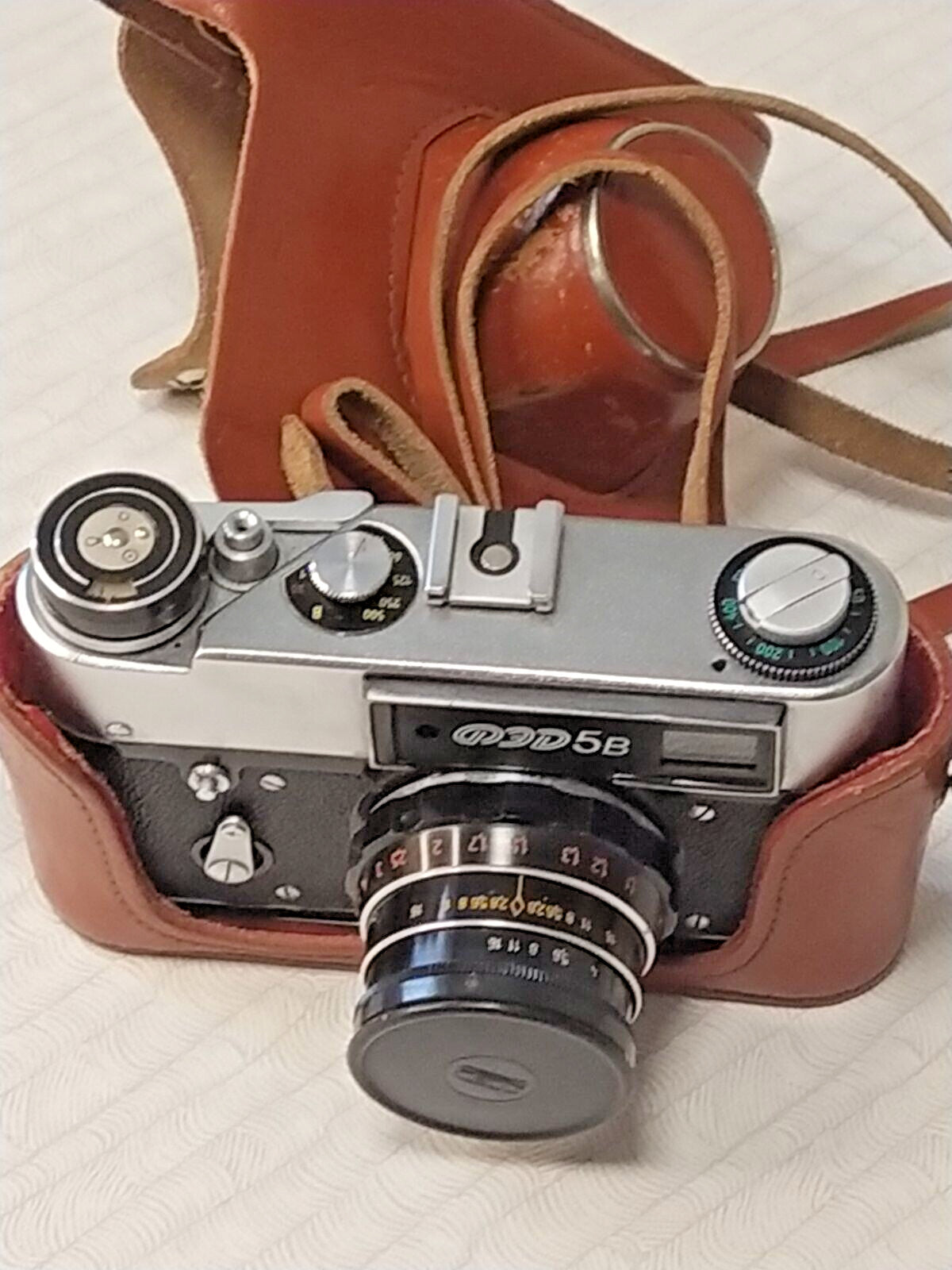 FED-5B Soviet rangefinder camera with Industar-61 L/D 55mm f/2.8 lens