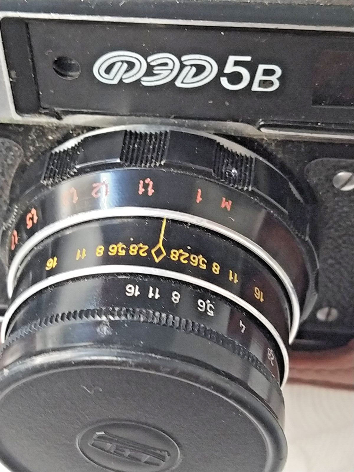 Industar-61 L/D lens on a Soviet FED rangefinder camera