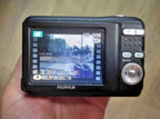 Y2K digital camera Fujifilm A850 top view with shutter button – detail 6