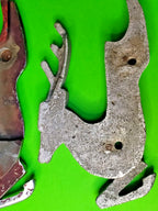 Soviet car parts: two cast metal deer figures measured at about 20 cm – detail 7