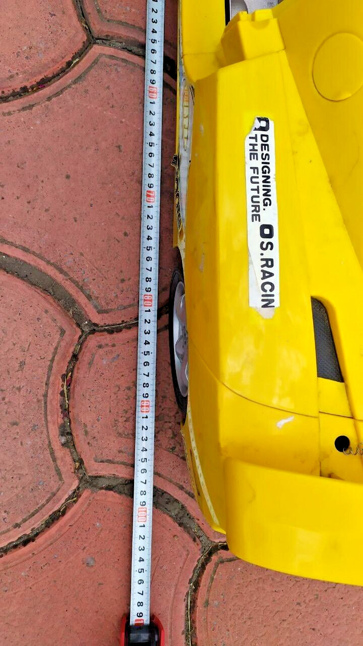 Large yellow toy supercar with Shooter and Top Speed decals – detail 8