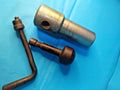 Handmade industrial steel lock with thick body and two special keys