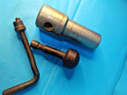 Handmade industrial steel lock with thick body and two special keys