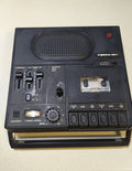 Karpaty 205-1 Soviet cassette player: black portable USSR tape recorder with carry handle