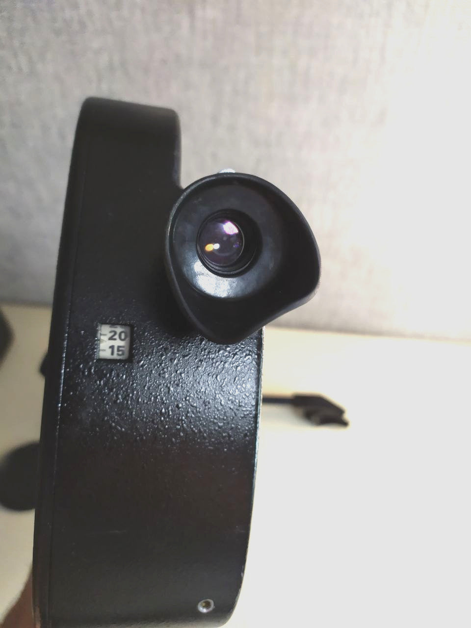 Black Krasnogorsk-3 camera body, KMZ Zenit, front – detail 17