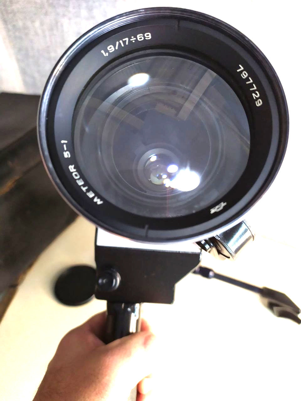 Black Krasnogorsk-3 camera body, KMZ Zenit, front – detail 8