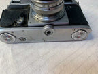 Vintage Kyiv 4 camera front view showing signs of age – detail 10