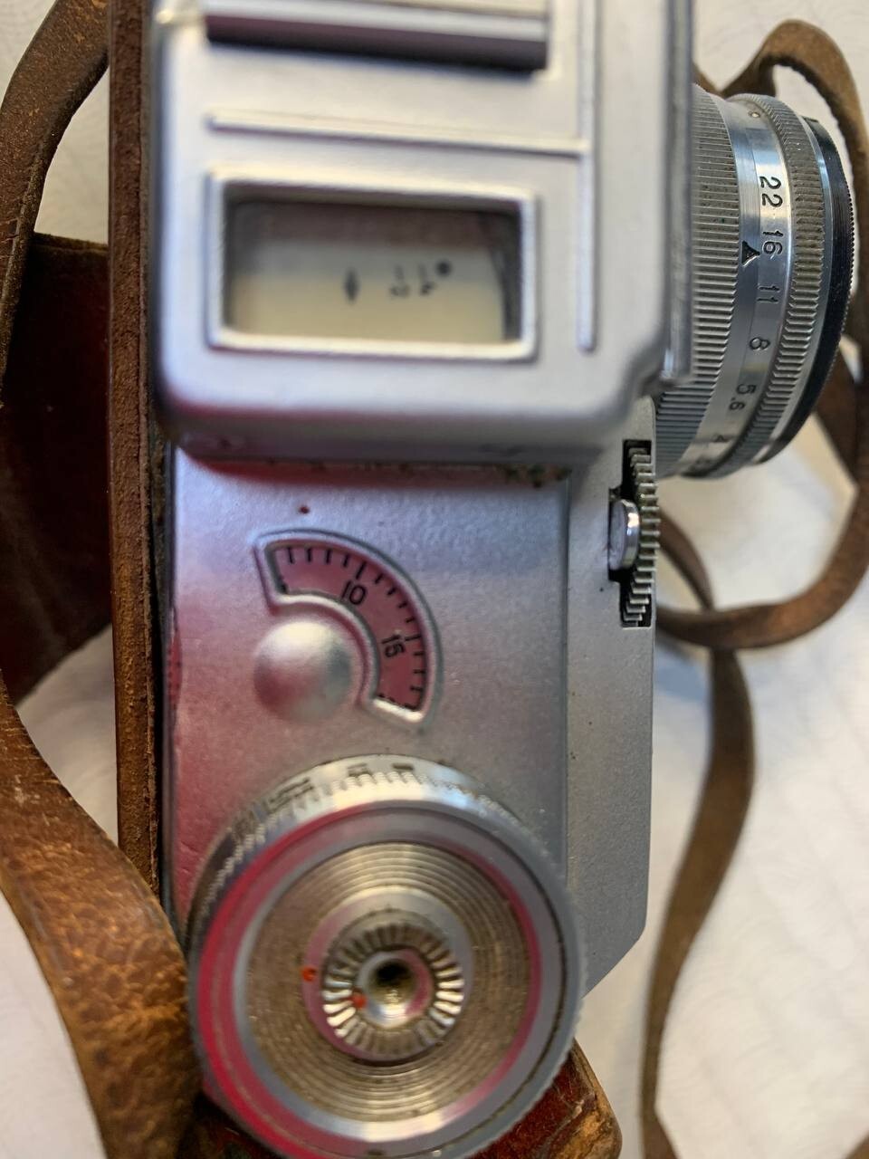 Jupiter-8 lens on a USSR 35mm film camera – detail 12