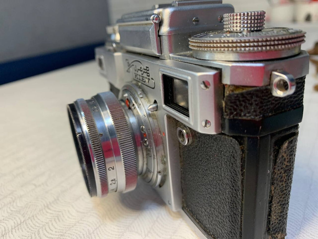 Jupiter-8 lens on a USSR 35mm film camera