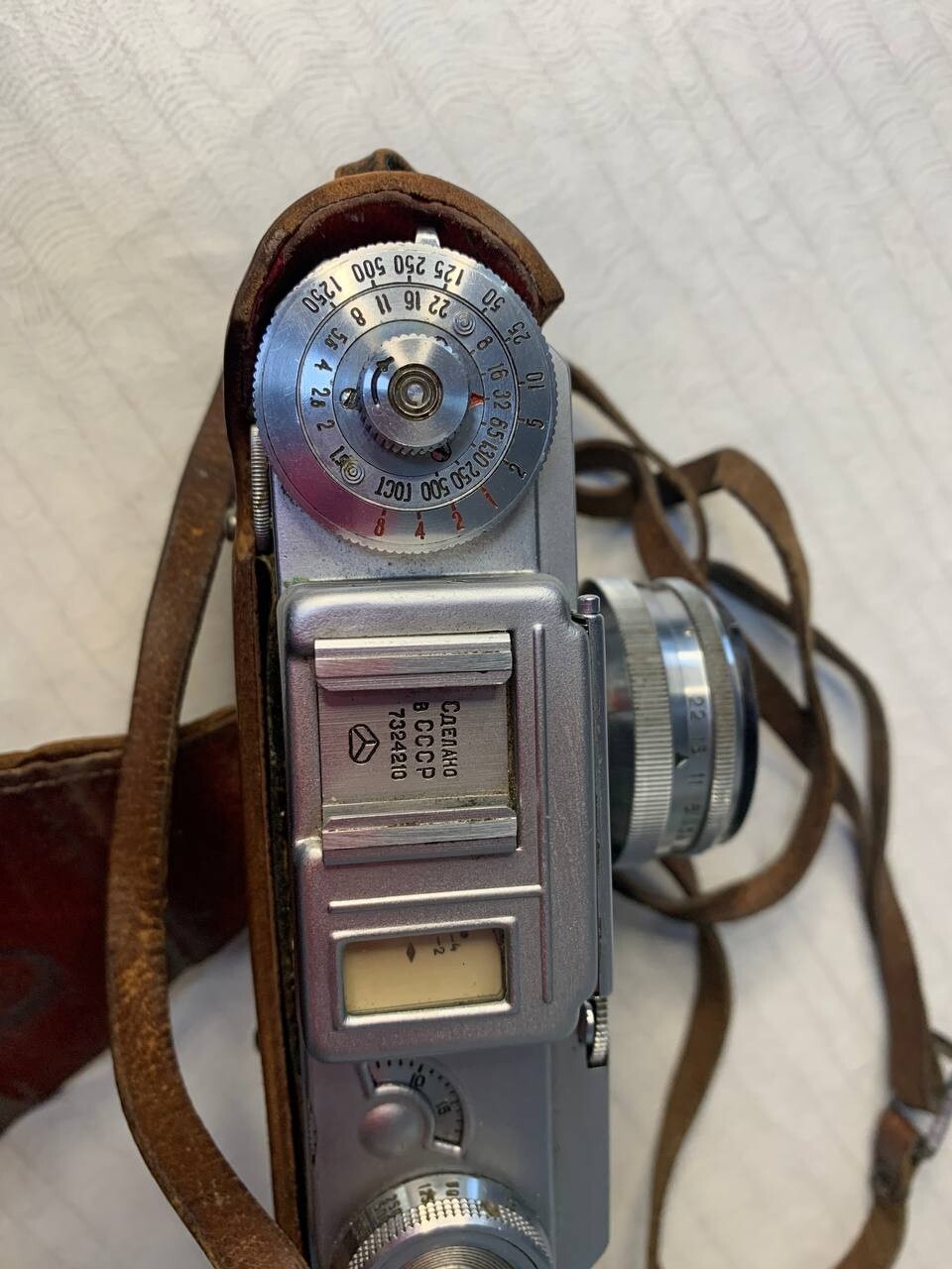 Jupiter-8 lens on a USSR 35mm film camera – detail 9