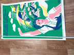 USSR vintage poster on paper, detail of the edges and signs of age – detail 9