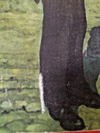 Back of the USSR Lenin canvas print with original factory stamps and labels – detail 6
