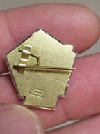 Vintage Soviet lenticular flip badge, first image – detail 5