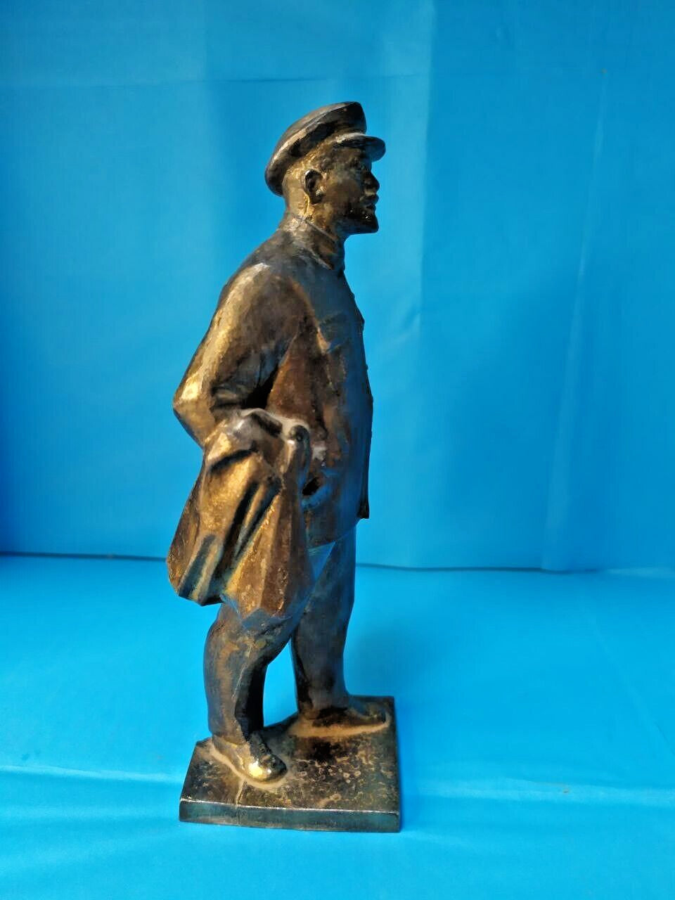Soviet metal Lenin sculpture height about 16 cm