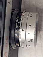 Vintage Smena 8M camera with original black leatherette case and strap – detail 8