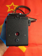 LOMO Lubitel 166B waist-level viewfinder open on a 120 film TLR – detail 12
