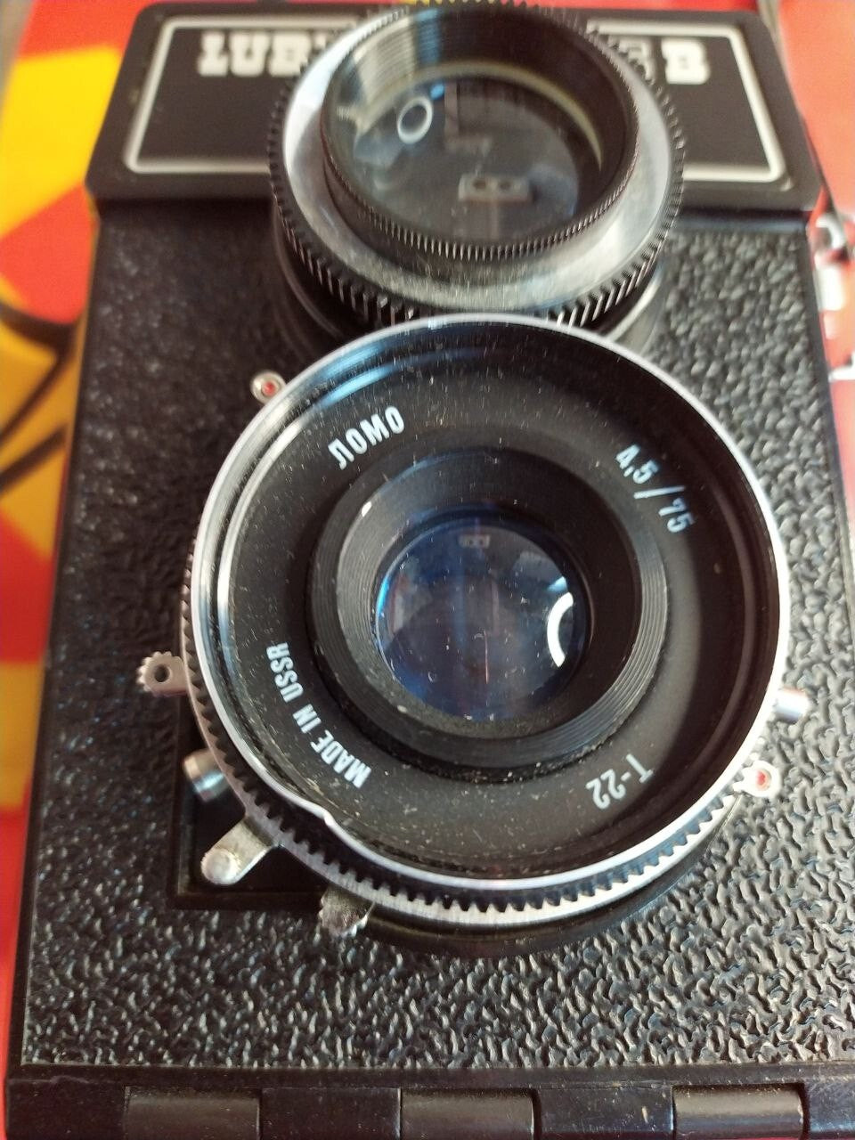Original black soft case with strap and lens cap for the Lubitel 166B – detail 13