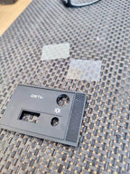 Restored Soviet cassette deck, transport mechanism serviced – detail 12