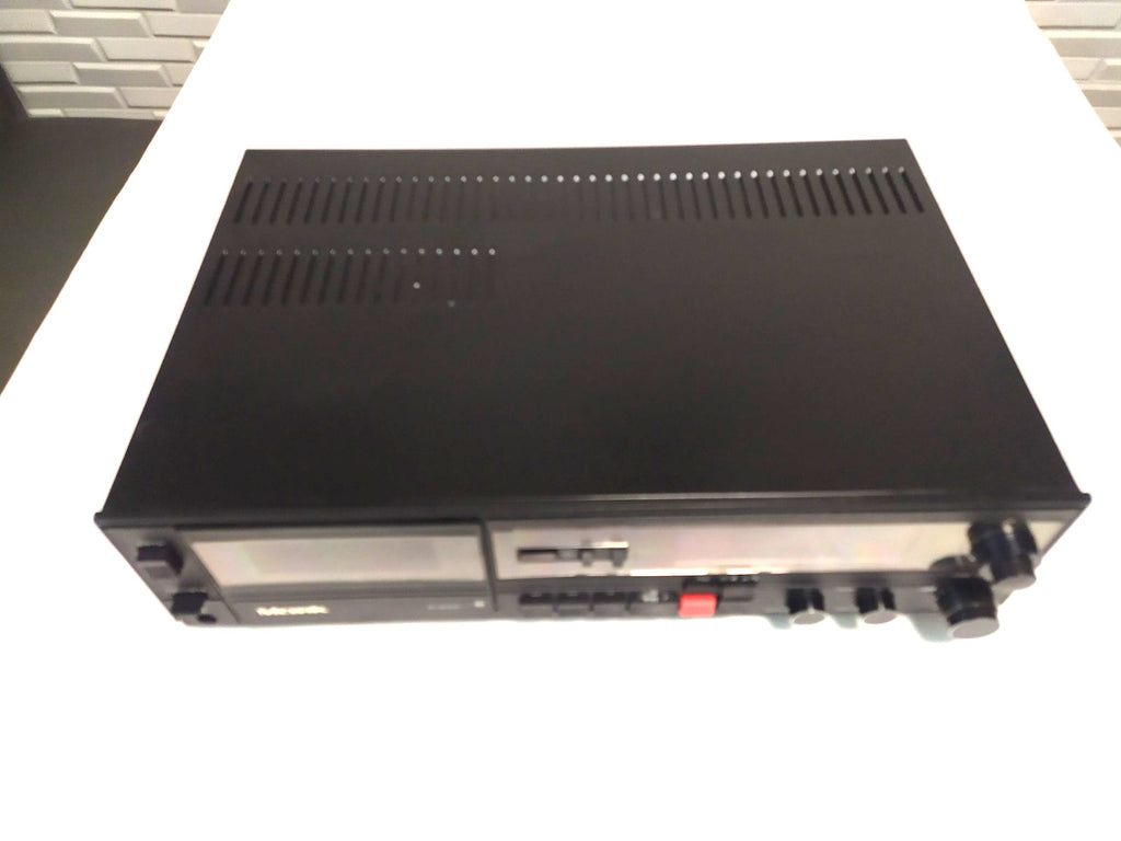 Soviet cassette deck rear panel with DIN connectors