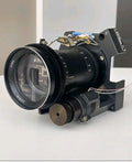 Meteor-S 22-89mm f/2.4 Soviet zoom lens with electric motor drive and KMZ logo
