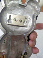 Back of the Soviet wall lamp with original metal mounting bracket – detail 10