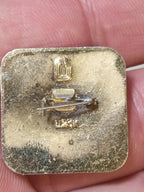 Soviet gymnast Olympic pin, front view – detail 5
