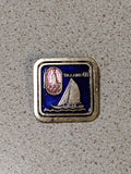 Moscow 1980 Olympic Games Tallinn sailing enamel pin badge from the USSR