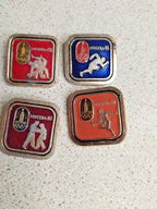 Soviet Moscow 80 Olympic pins with sports themes and Kremlin tower emblem – detail 8
