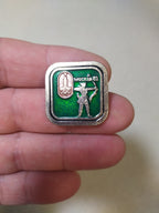 Soviet Olympic archery pin, front view