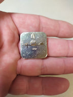 Reverse side of the Moscow 80 football pin