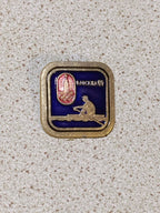 Soviet Olympic pin with gymnast on the bar