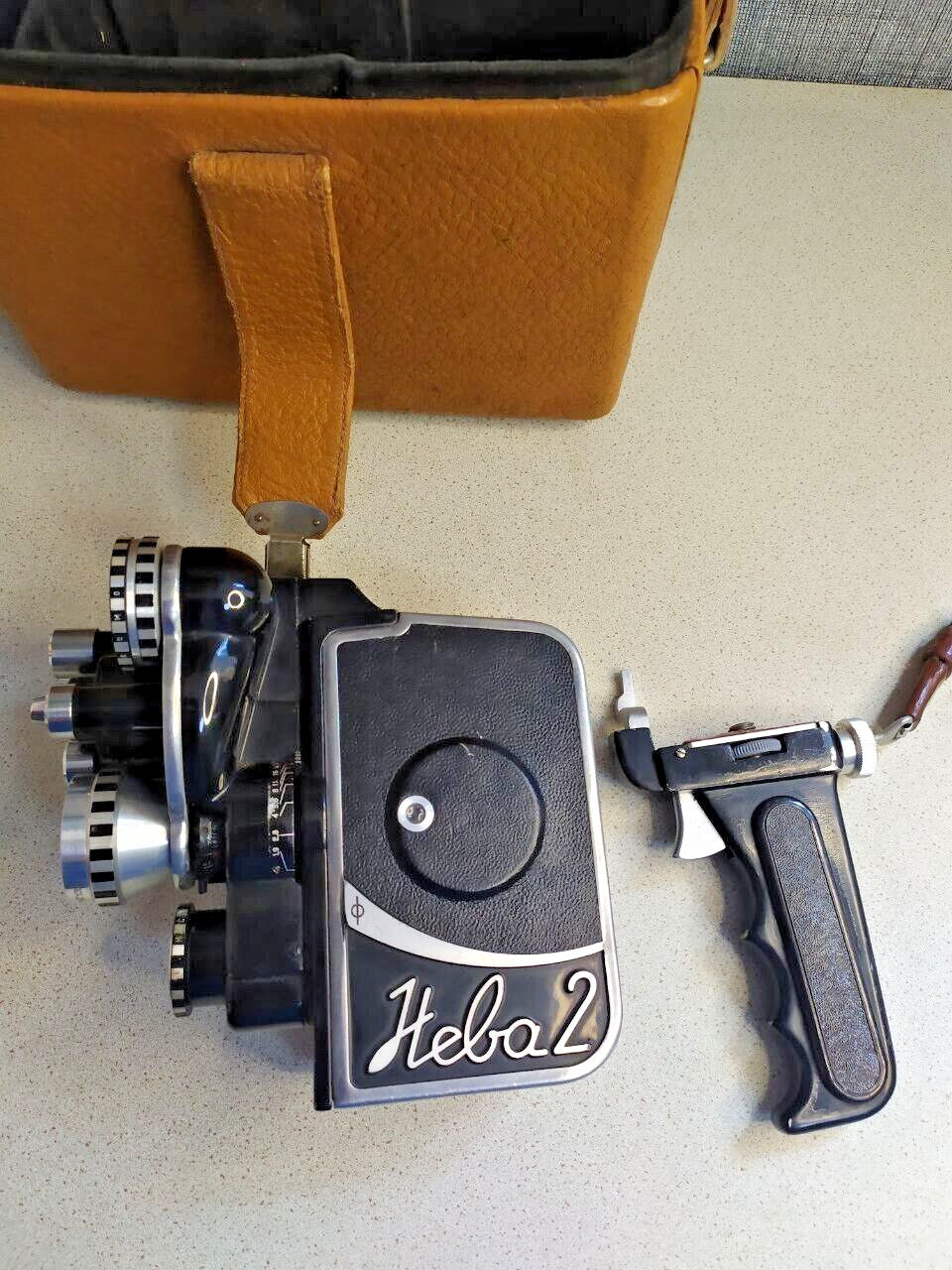 Neva-2 camera body, black textured finish with chrome accents – detail 13