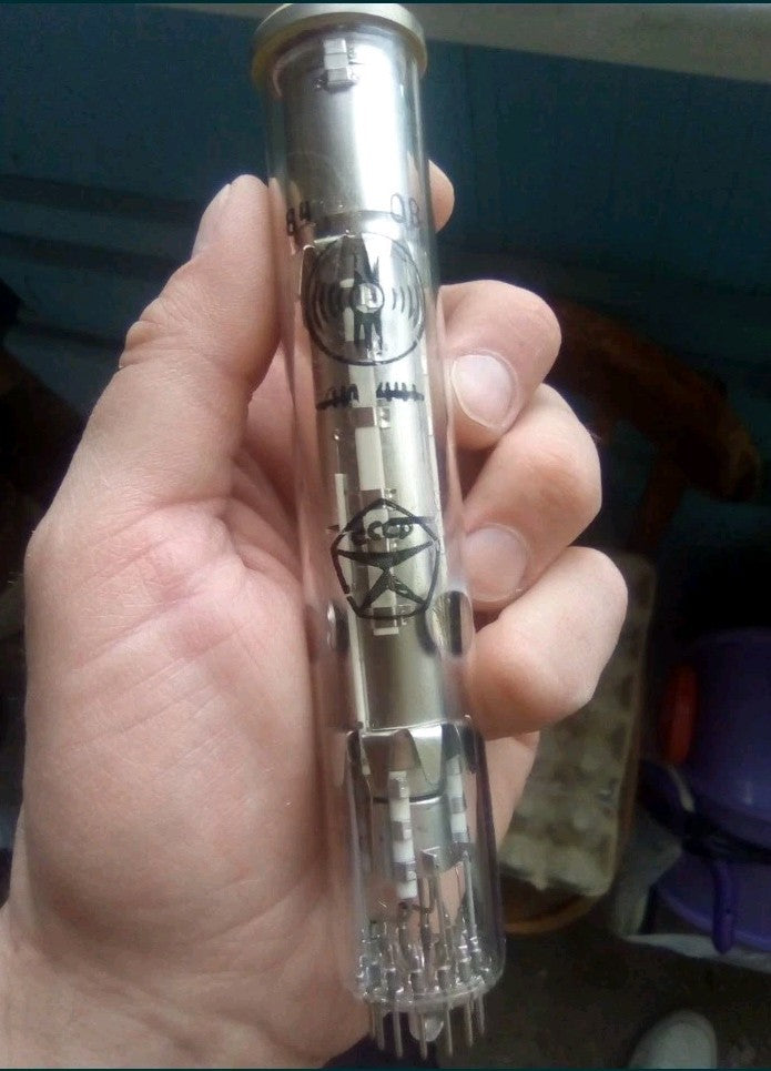 NOS Soviet vidicon TV camera tube LI-441 with multi-pin base and clear glass envelope